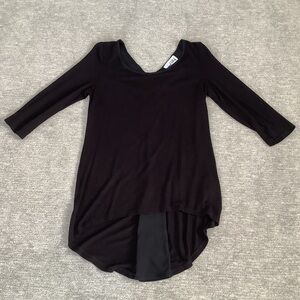 Joseph Ribkoff Flowy Black Tunic Top Sz. 8